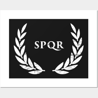 Roman Empire SPQR Wreath Posters and Art